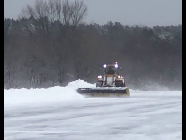 Runway Snowplowing Norwood airport