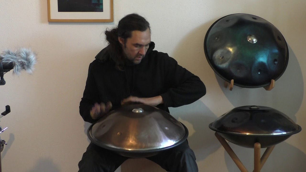 Handpan Om Edelstahl mit hohem C#