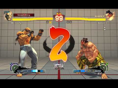 Ultra Street Fighter IV battle: Sagat vs E. Honda
