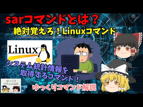 [Slow-Paced IT] What is the sar command? You absolutely must remember it! Linux command! Command ...