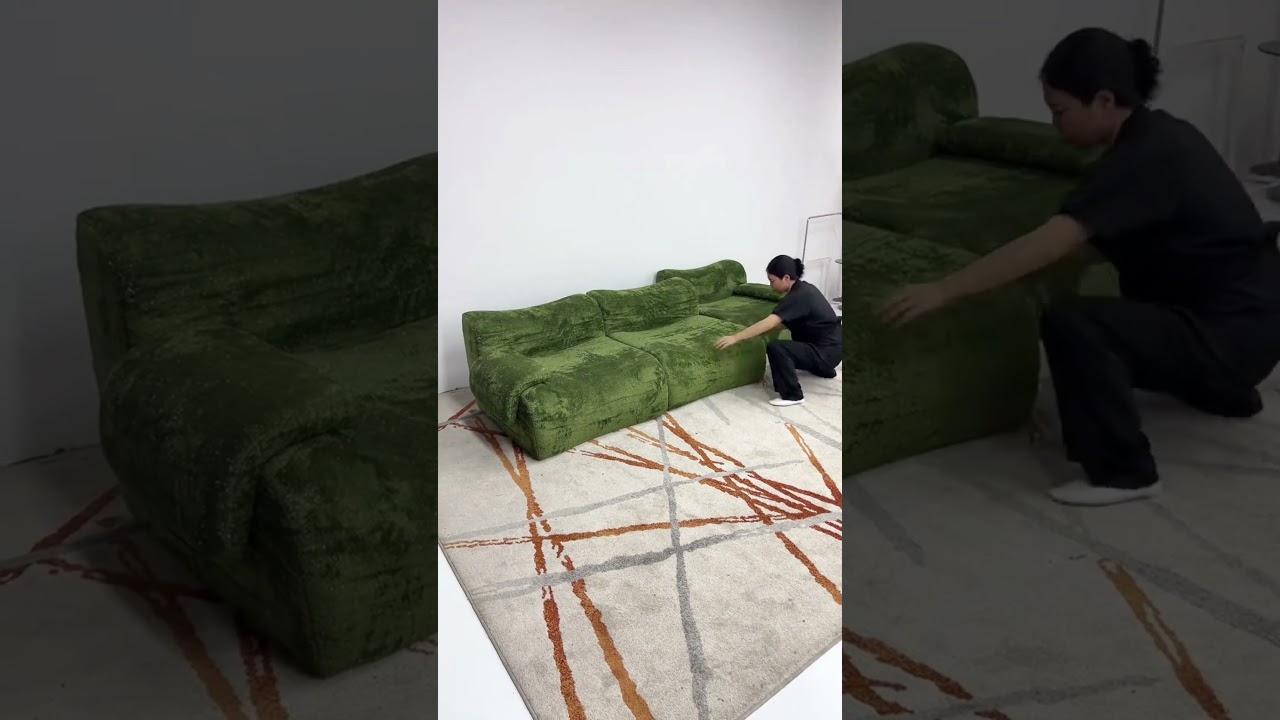 🌳 Forest Green Sofa+Forest— Green for Tiny Apartments 