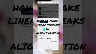 How To Add Electric Linear Streaks In Alight Motion | Effect Editing Alight Motion |#shorts #short