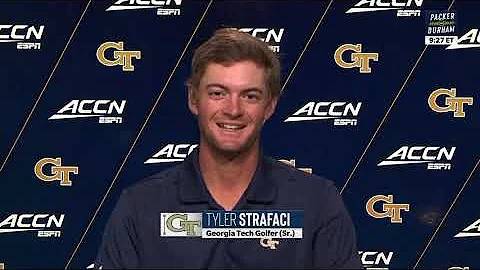 Georgia Tech golfer Tyler Strafaci on the Packer a...