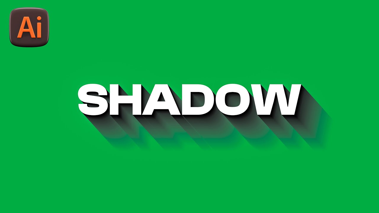How to Create Long Shadow Effect | Adobe Illustrator