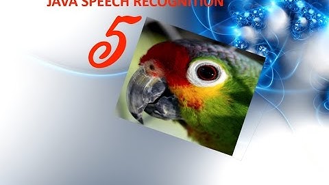 Java Speech Recognition Tutorial (Part 5 Maybe Final)