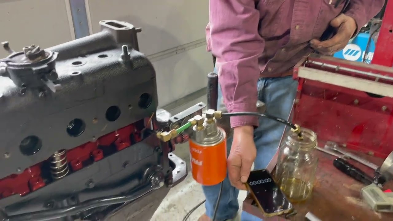 Pt 2 MODEL A FORD OIL FILTER TEST YOU BE THE JUDGE!