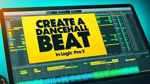 Dancehall Drum Tutorial Logic Pro X 2024