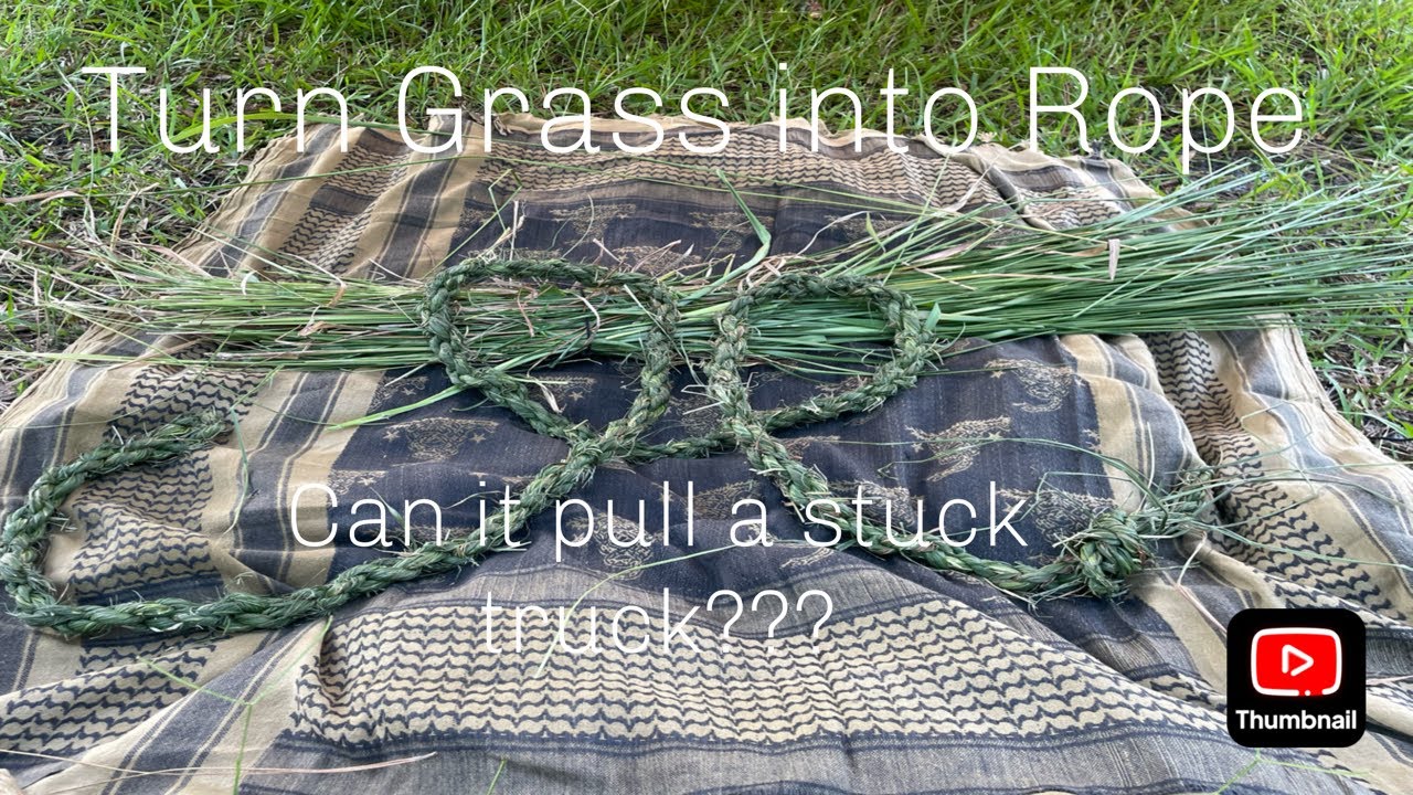 Making Grass Rope C is for Cordage: Grass Rope made in under 2 hours. #bushcraftcamping # ...