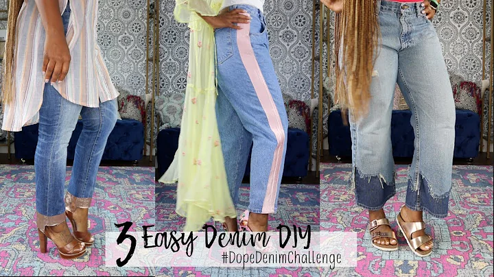 How to DIY these 3 Denim Trends | #dopedenimchalle...