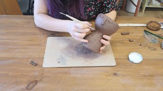 Make a Plant pot - Air Dry Clay at Home Kit - Jasmine Pottery Studios