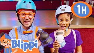 Blippi and Meekah Learn How To Roller Skate! | 1 HOUR OF BLIPPI! | International Women's Day! by Blippi Toys 153,333 views 1 month ago 1 hour, 1 minute