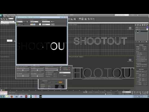 Metallic 3d Text Tutorial (3ds Max) [HD]