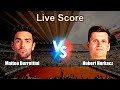 Matteo Berrettini vs Hubert Hurkacz Live Score - ATP Challenger Cagliari, Italy Men Singles