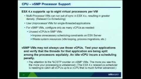 VMworld 2011: VSP3866 - Performance Best Practices and Troubleshooting