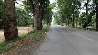 Driving from Sithan Gate to COMPLEX Khon Kaen University 4K