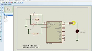 PIC16F84A LED blink using CCS PIC C compiler