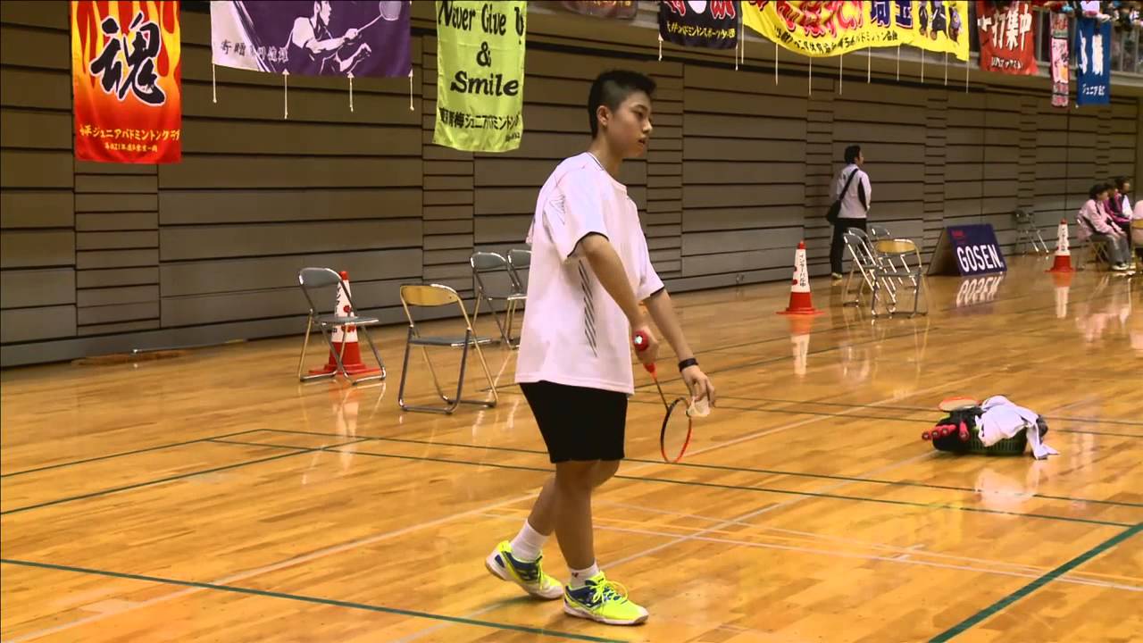 男子シングルス ６年生以下　決勝 奈良岡 功大（青森県） vs 河村 翼（大阪府）