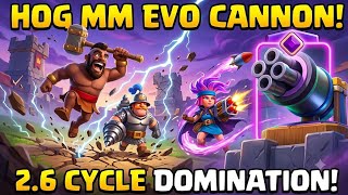 This NEW 2.6 Hog Mighty Miner Deck is UNSTOPPABLE! 🛠️🐖 (Clash Royale)