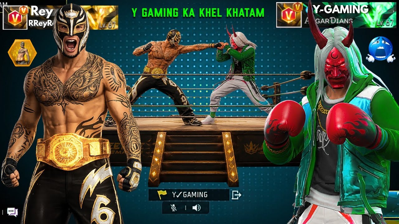 Rey Mysterio in Free Fire 🔥 Y GAMING के साथ बहुत Galat हुआ 👊😤 Kya Revange ले Paunga 🤔🔥
