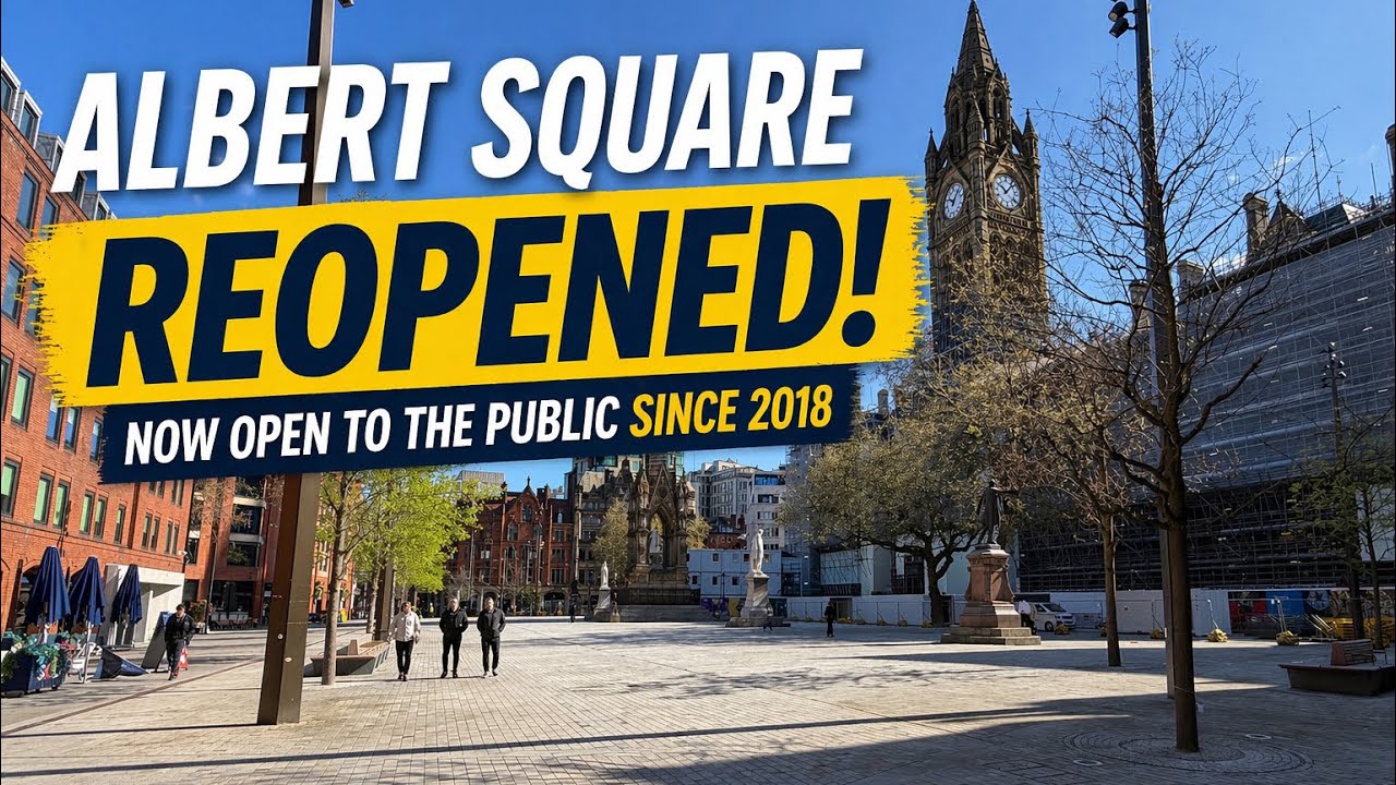 Albert Square Reopens at Manchester Town Hall - YouTube