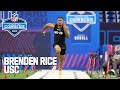 Brenden rices 2024 nfl scouting combine workout