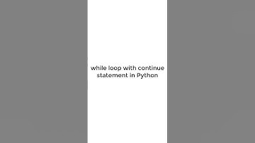 while loop with continue statement in Python #pythonshot #python3 #shortvideo #shorts #loops #code