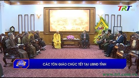 Các tôn giáo chúc Tết tại Tỉnh ủy, UBND tỉnh