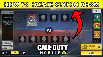 How to Join & Create Custom Room in Call Of Duty Mobile | Hindi tutorial | CODM