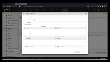 SNMP Trap, SYSLOG, Email, HTTP, LDAP in Palo Alto Firewall