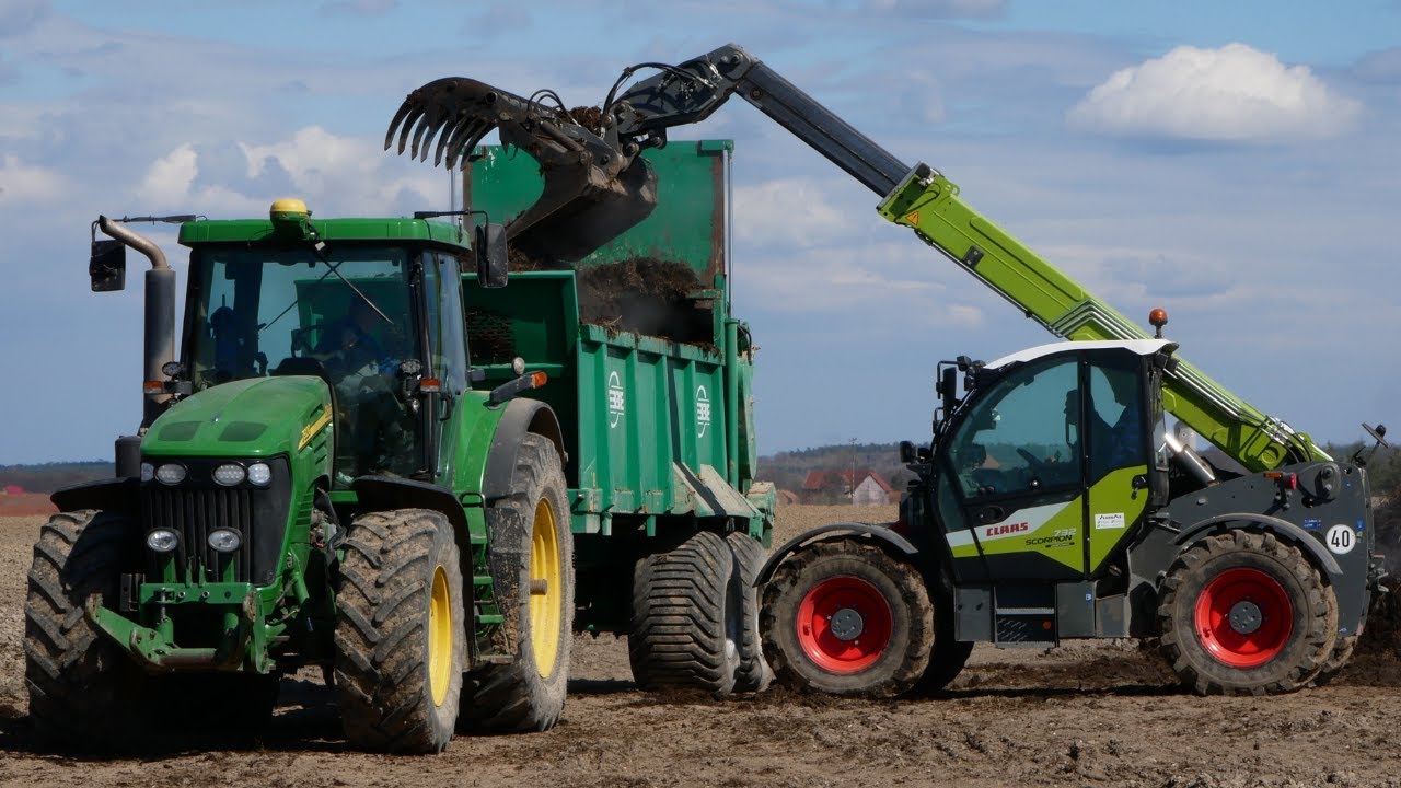 🇵🇱  ✩ Wiosna 2025 ✩ Rozrzucanie obornika ✩ Uprawa pod kukurydze ✩ 2 zestawy na polu ✩