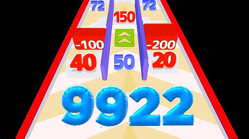 Number Master - 2048 Number Run 3d gameplay Android, iOS All Max Levels part 11 #numbermaster