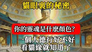 貓眼裏的秘密，你的靈魂是什麽顏色？一個人德行好不好，看貓緣就知道了！#佛緣禪修#兄弟姐妹#家庭關系#因果真相#親情糾紛#斷親#能量止損#禪修#人生智慧#心理成長#放下執念#佛學故事