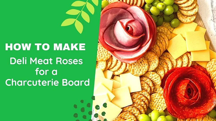 How to Make Deli Meat Roses For A Charcuterie Board: Easy Tutorial