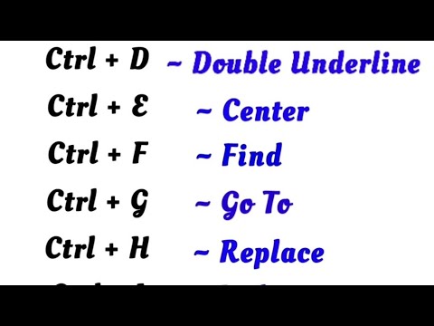 ctrl A to