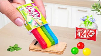 Amazing KitKat Cake | Delicious Rainbow KitKat Chocolate Cake Recipes | Tiny Rainbow Chocolate Cake