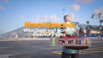 [OX INVENTORY] BACKPACKS - Increase inventory slots by wearing bags