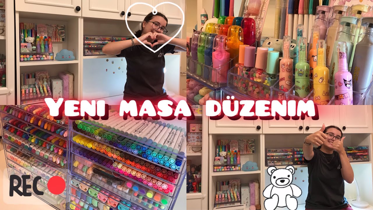 MASAMIN YENİ DEKORU🫠 #PART2 \ MASA MI DÜZENLİYORUM✨