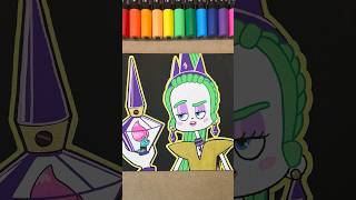 Drawing Velvet and Floyd from Trolls Band Together with POSCA markers #shorts #satisfying