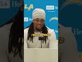 Chargers RB Keaton Mitchell was shook that the Ravens didn't bring him back #ravens #baltimoreravens