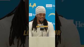 Chargers RB Keaton Mitchell was