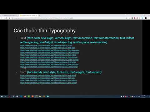 Tự Học HTML & CSS - Bài 8 Hướng dẫn định dạng chữ Typography CSS