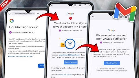 How to Recover Your Gmail Account Without 2 - Step Verification Recovery Email and Phone Number 2025