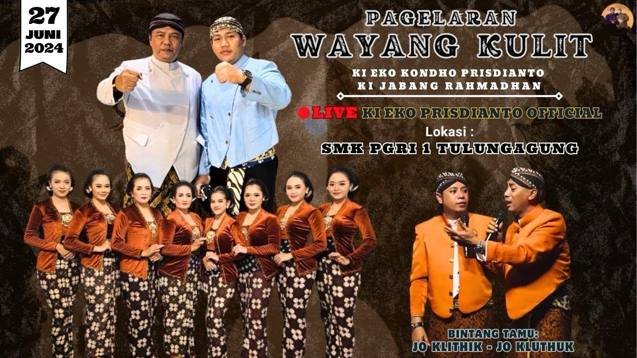 🔴 WAYANG KULIT KI EKO KONDHO PRISDIANTO | DUO JO | SMK PGRI 1 TULUNGAGUNG