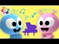 Riendo con GooGoo y GaaGaa Bebé | Música de Piano Para Bebés + Más Sonidos de Instrumentos Musicales