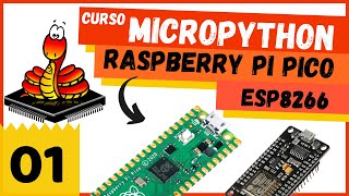 Raspberry Pi PICO en Español 🍓 Curso de MICROPYTHON Tutorial 🐍  ➤ ESP [N° 001]