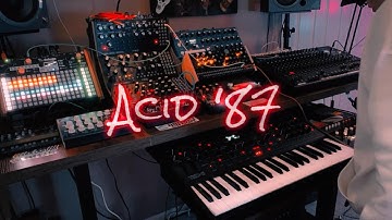 Acid 87 -  DAWless Jam (Cyma Forma ALT, Teo 5, Deluge, Mother 32, DFAM, Bree6) #progressivehouse 