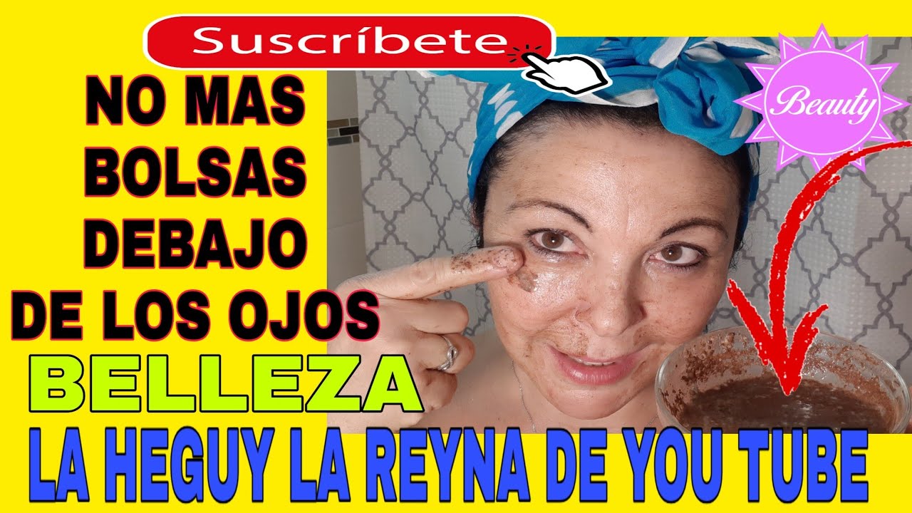 NO MAS  BOLSAS DEBAJO DE LOS OJOS CON MASCARILLA CASERA Y NATURAL 