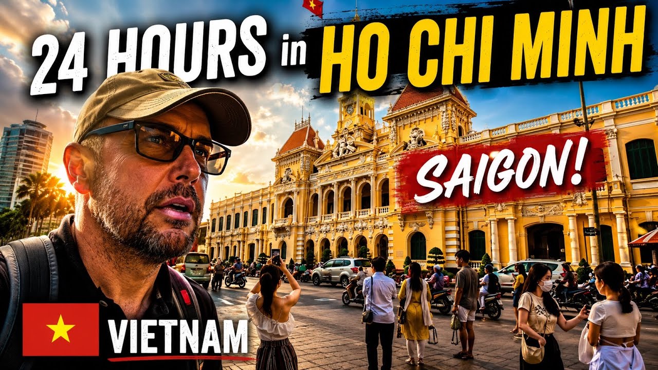 24 hours in Ho Chi Minh, VIETNAM - YouTube