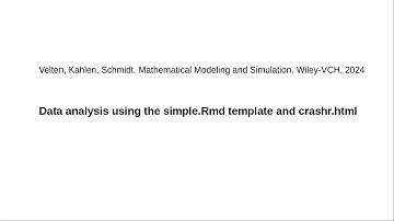 DRAFT: Simple Template (Velten/Kahlen/Schmidt, Mathematical Modeling, Wiley-VCH, 2024)