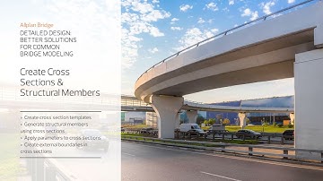 ALLPLAN Bridge Workflows l Create Cross Sections & Structural Members